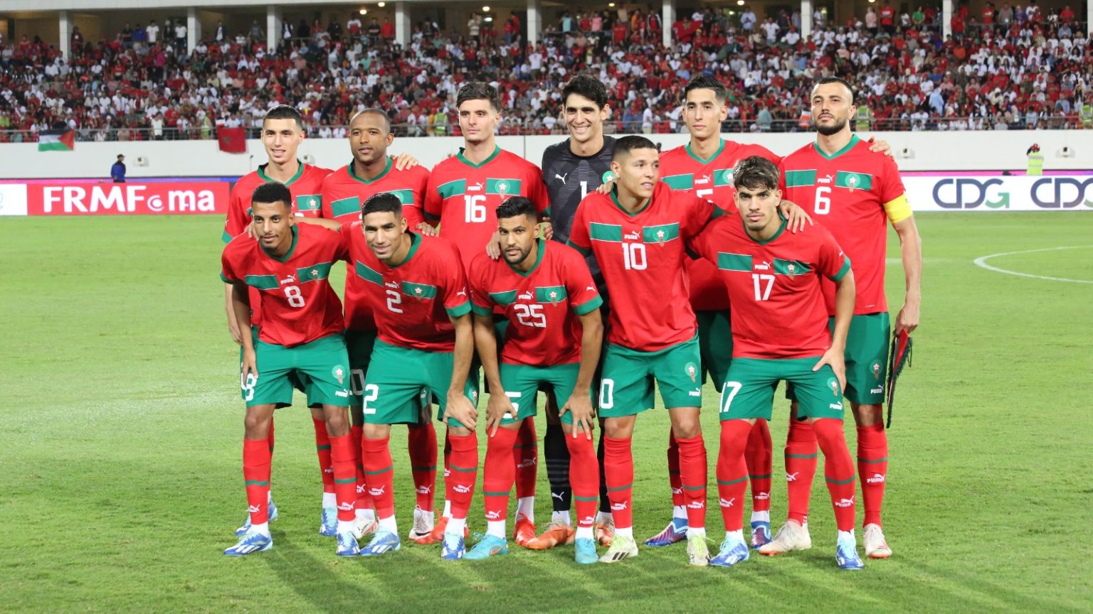 L\'équipe nationale marocaine maintient sa 13ème place mondiale et de nombreux changements en tête du classement