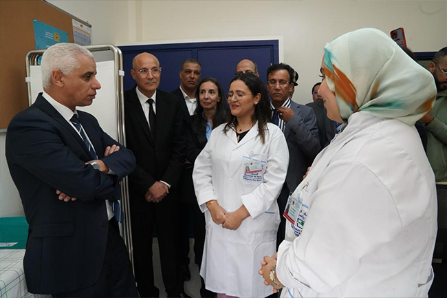 Lancement des services de 7 centres de santé urbains et d\'un centre de diagnostic et de traitement des maladies respiratoires dans la région de Casablanca – Settat