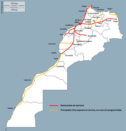 Voie Express Tiznit - Laâyoune - Dakhla